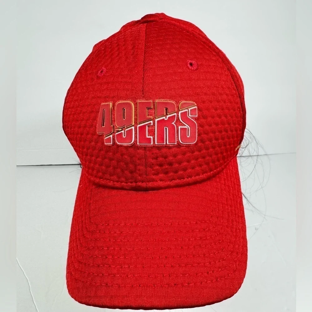 San Francisco 49ers Hat M/L New Era Cap 9FIFTY Red NFL Football Training